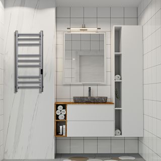 Полотенцесушитель электрический Indigo Line Trinity LСLTE70-30GFMRt 70x30 см графит металлик